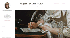 Desktop Screenshot of mujeresenlahistoria.com